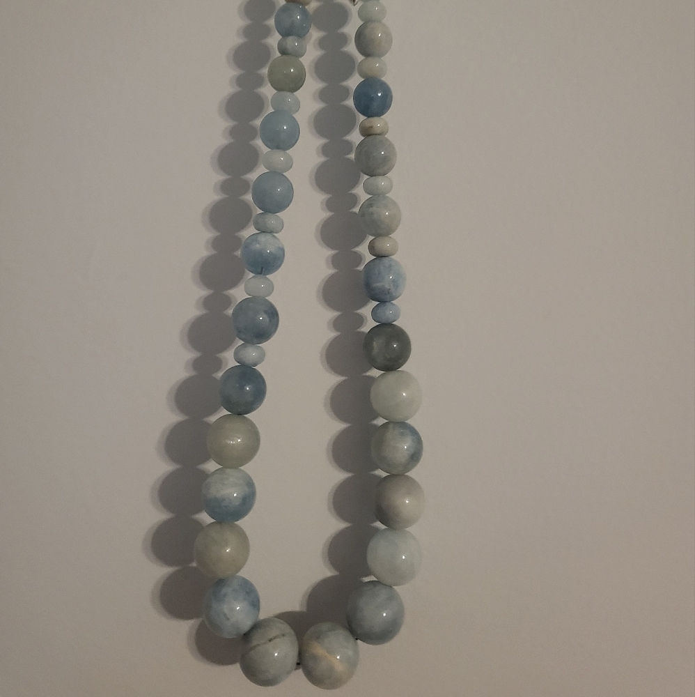 Blue aqua necklace